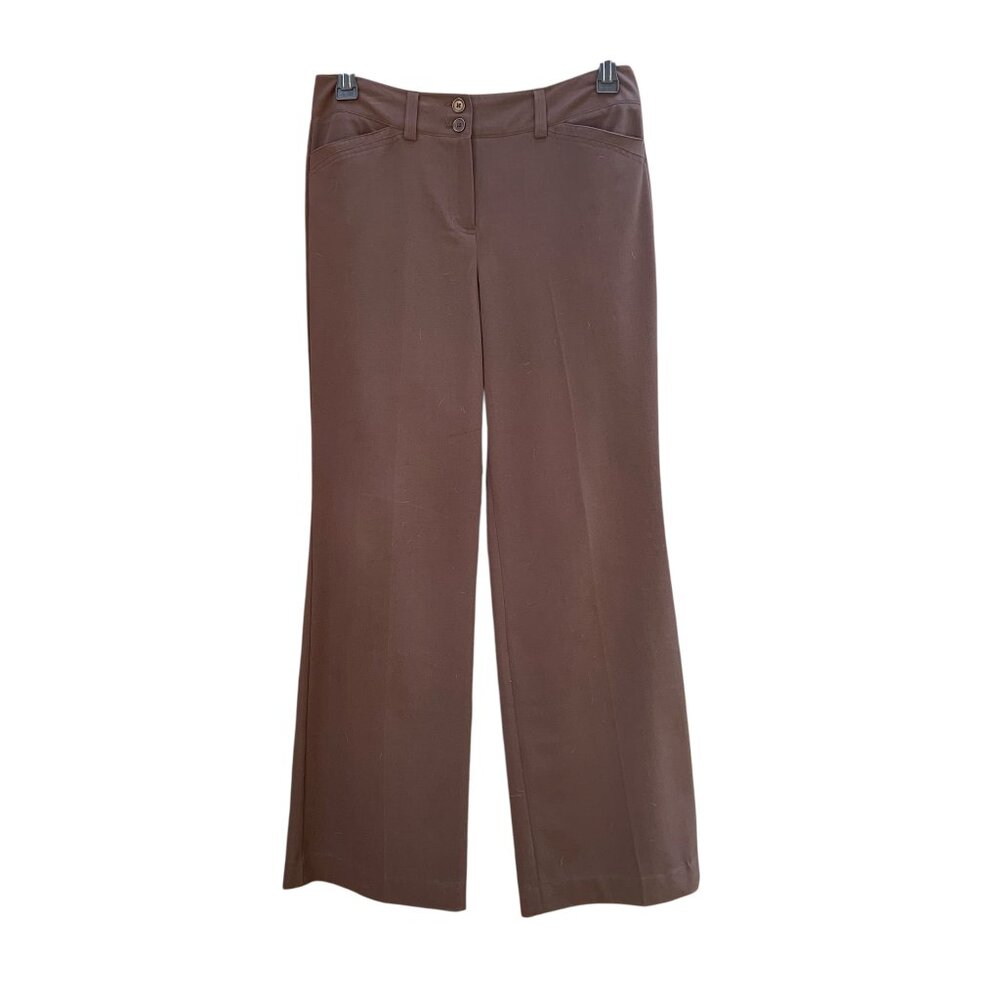 New Directions Brown Dress Pants Womens Size 8